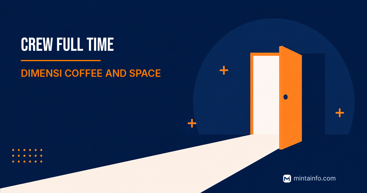 Lowongan crew Full Time DIMENSI COFFEE AND SPACE Pekanbaru